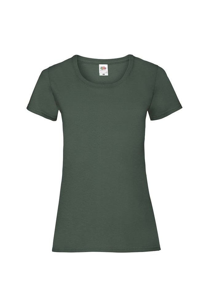 SS050 Ladies-Fit ValueWeight T-Shirt (XSmall To 2XL) 14 Colours