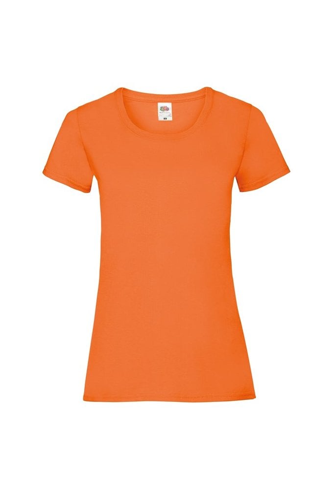 SS050 Ladies-Fit ValueWeight T-Shirt (XSmall To 2XL) 14 Colours
