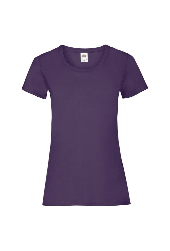 SS050 Ladies-Fit ValueWeight T-Shirt (XSmall To 2XL) 14 Colours