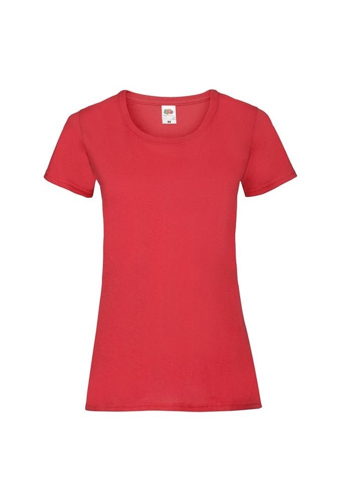 SS050 Ladies-Fit ValueWeight T-Shirt (XSmall To 2XL) 14 Colours