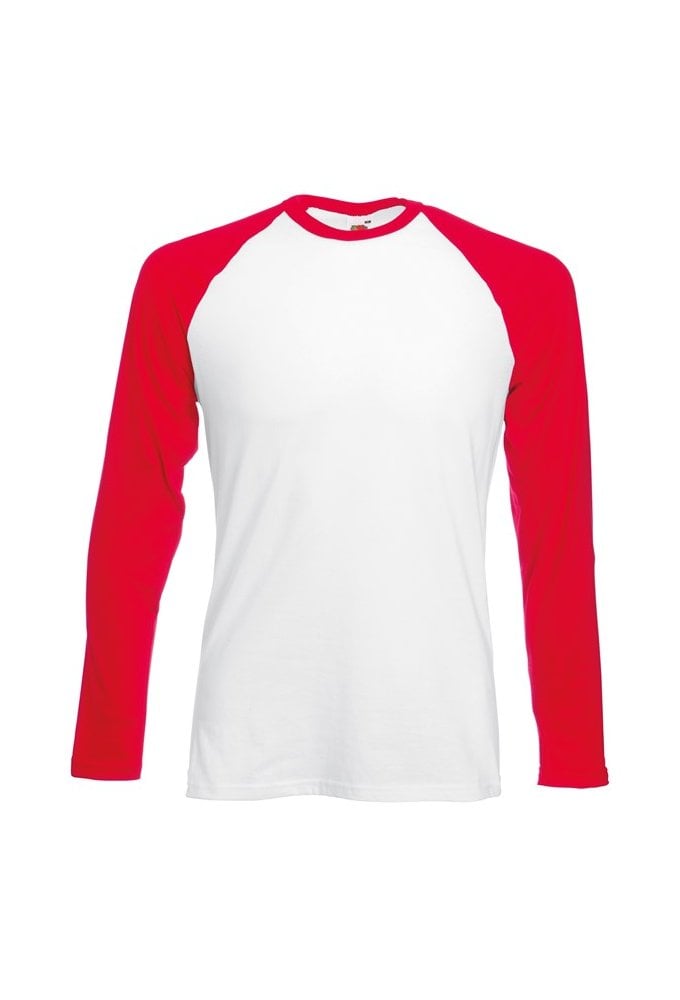SS028 Long Sleeved BaseBall T-Shirt (Small To 2XL) 4 COLOURS
