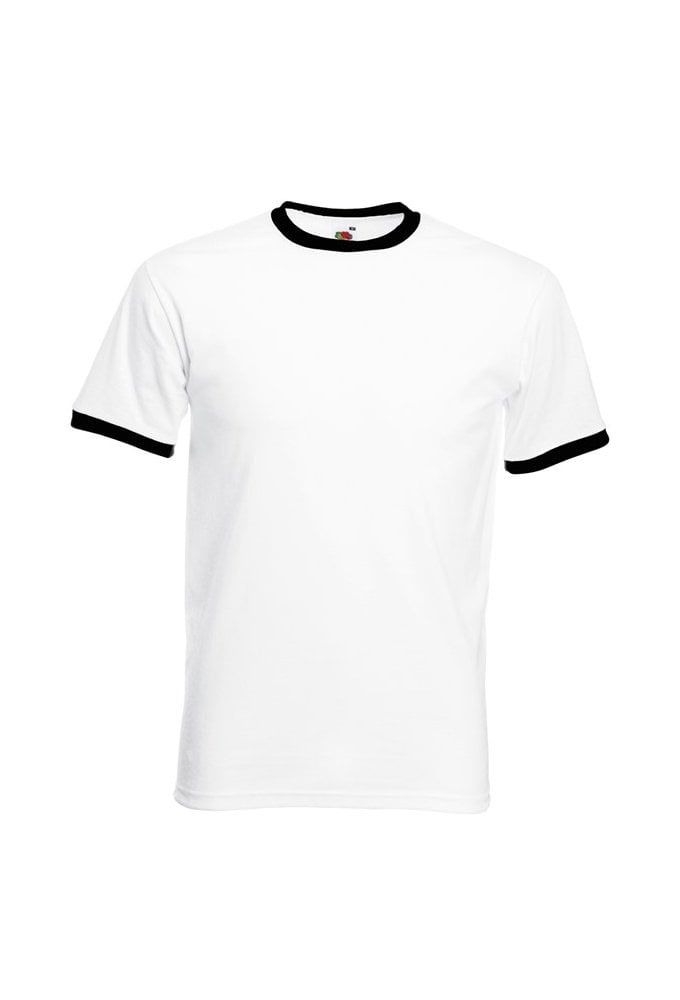 SS168 Ringer T-Shirt (Small To 2XL) 7 COLOURS