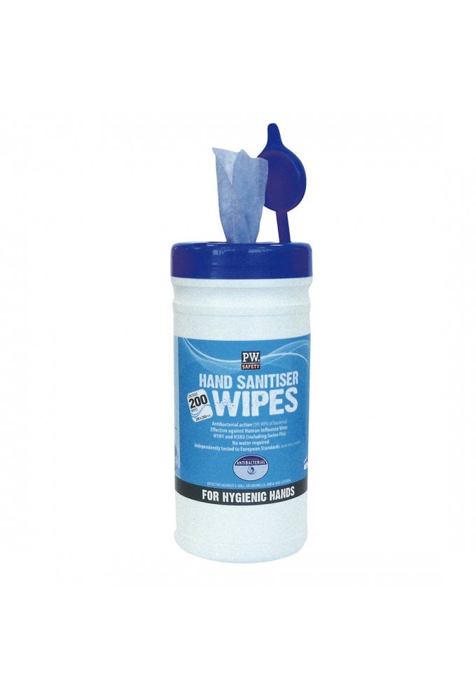 Portwest IW40 - Portwest Hand Sanitiser Wipes (200 Wipes)