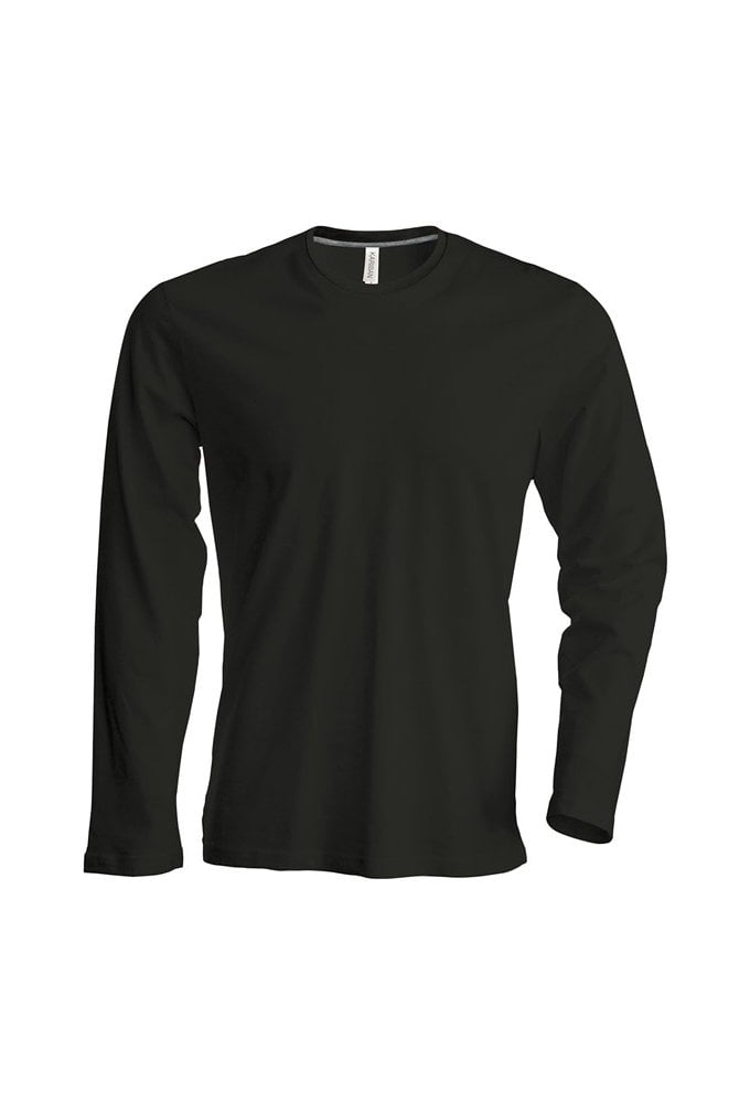 KB359 Long Sleeved Crew Neck T-Shirt (Small To 4XL) 4 COLOURS