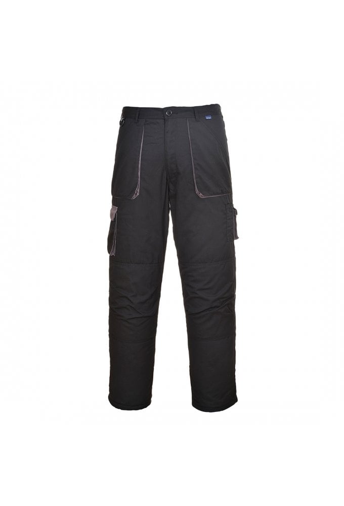TX11BL Texo Contrast Combat Trousers Black (XSmall to 3XLarge)