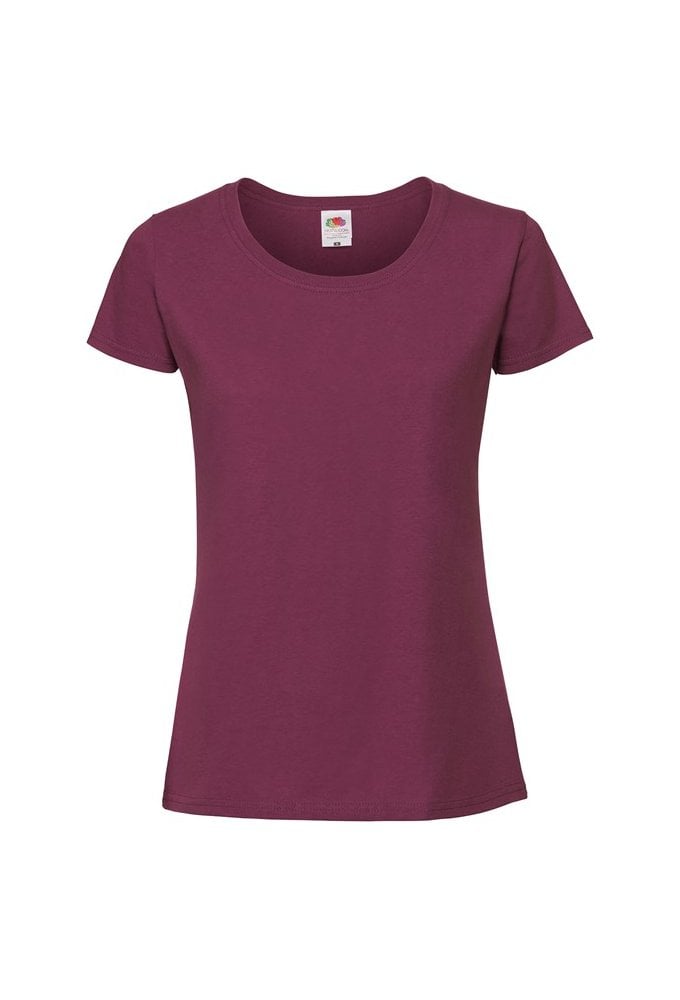 SS424  Ladies Fit  Ring Spun Premium T-Shirt (XSmall to 2XLarge) 7 COLOURS
