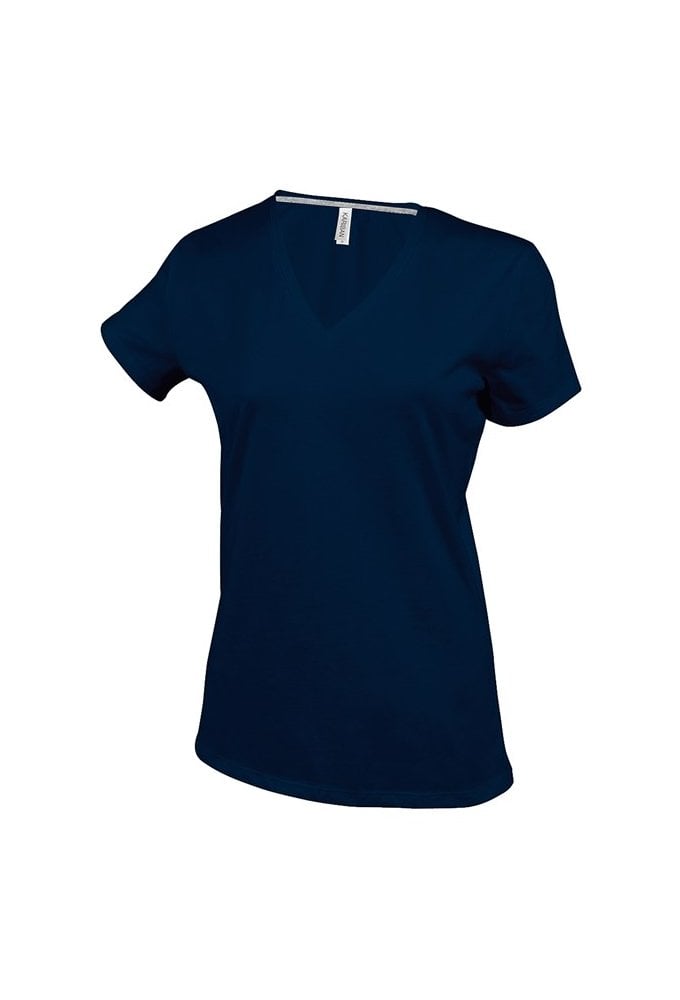 KB381 Women Short Sleeve V-Neck T-Shirt (Small To 3XL) 10 COLOURS