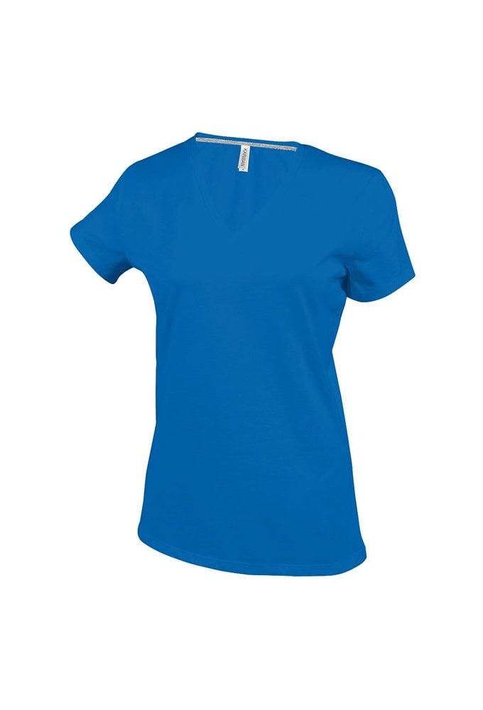 KB381 Women Short Sleeve V-Neck T-Shirt (Small To 3XL) 10 COLOURS