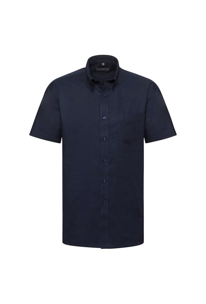 J933M Short Sleeve Easy Care Oxford Shirt   (Collar size 14.5 To 19.5)  6 COLOURS