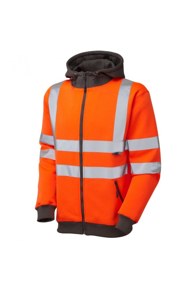 SS02-O Class 3 Saunton Full Zip Hooded Sweatshirt (Small to 6XLarge) RIS 3279 TOM