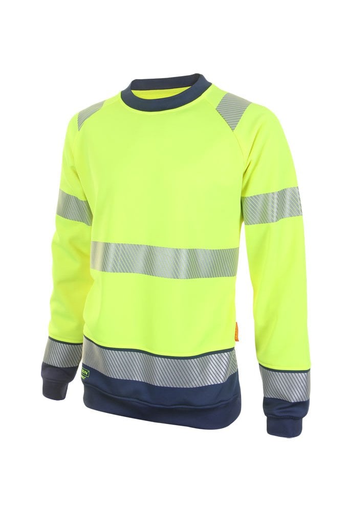 HVTT020 Hi Vis Two Tone Sweatshirt (Small to 4XLarge) 2 COLOURS
