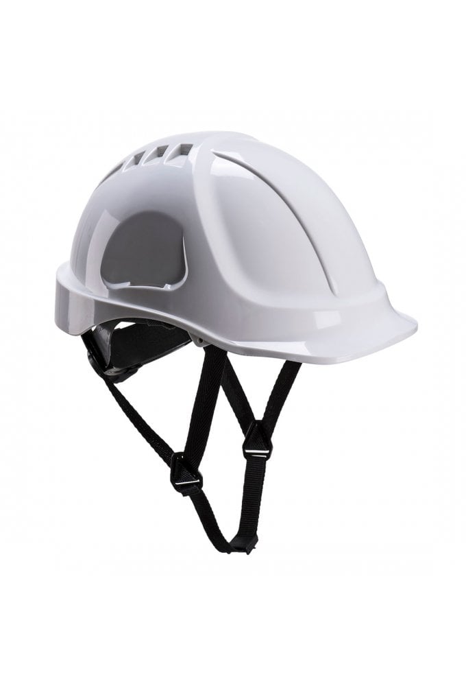 PS54 Portwest Endurance Plus Non Vented Ratchet Helmet 6 Point harness 4 Point Chin Strap White