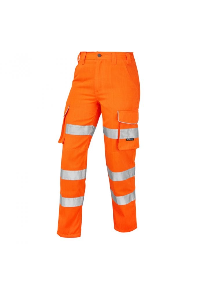 CL01 Pennymoor ISO 20471 Class 2 Women's Poly/Cotton Women's Cargo Trouser Orange