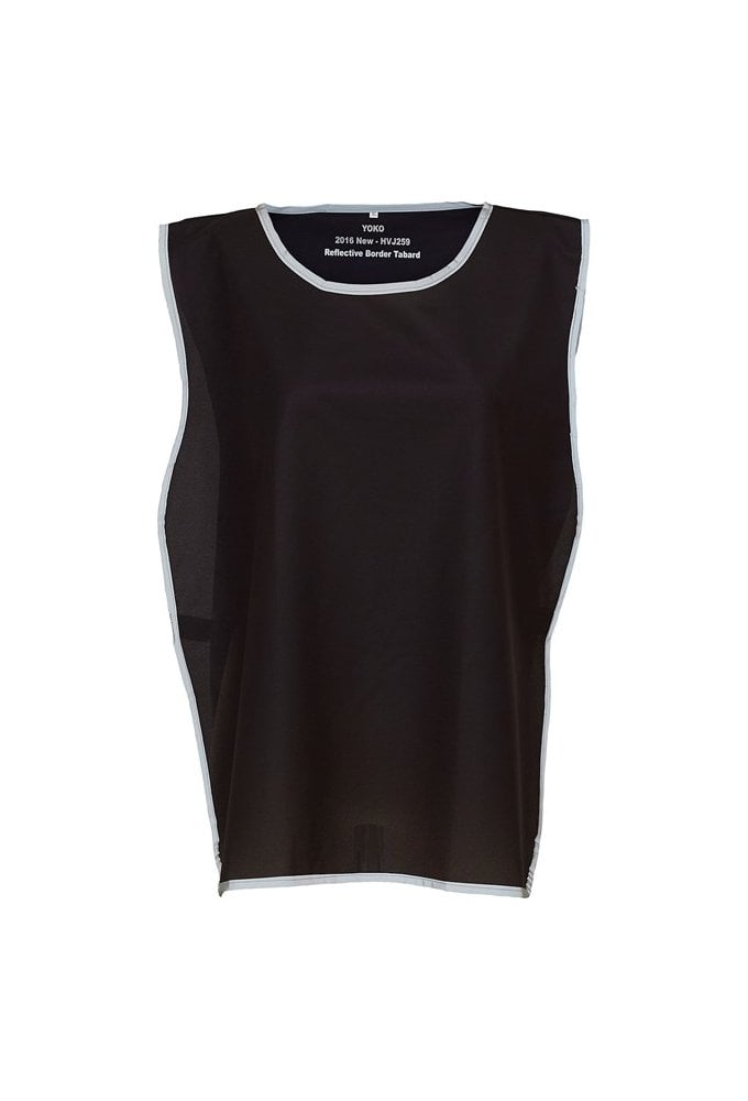 YK009 Hi-vis reflective border tabard  (Child to 2XLarge / 3XLarge) 15 COLOURS