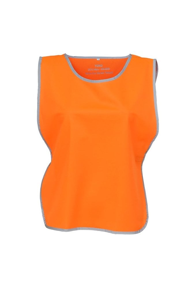 YK009 Hi-vis reflective border tabard  (Child to 2XLarge / 3XLarge) 15 COLOURS
