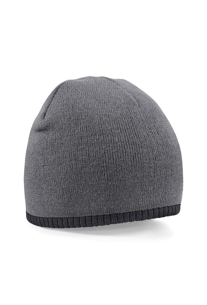 BC44C Two-Tone Knitted Beanie  3 COLOURS