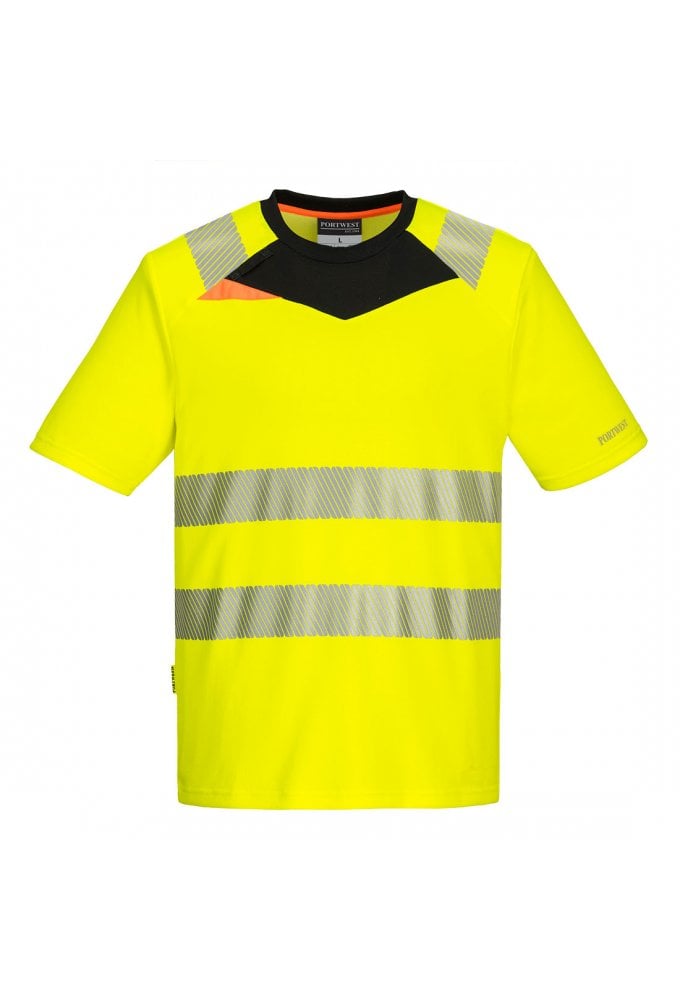 DX4 Portwest Hi-Vis T-Shirt S/S - (Small - 4XL) 2 COLOURS