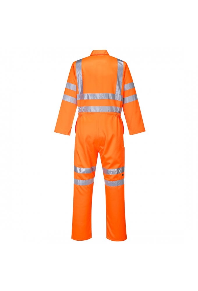 RT42OR Hi-Vis Poly-Cotton Coverall TOM (Small To 4XLarge)