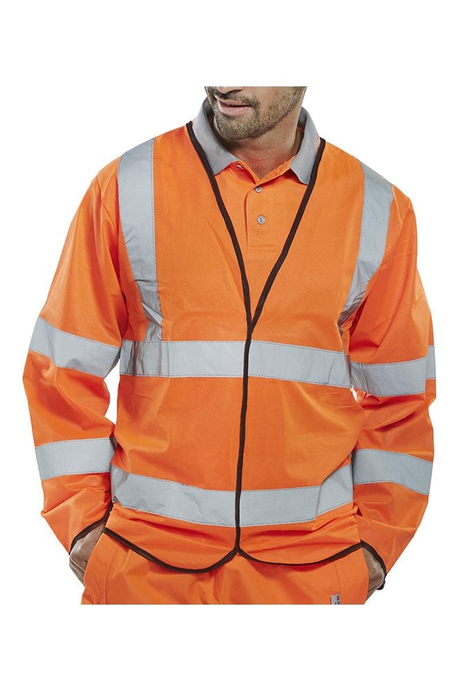 PKJENG Standard Hi Vis Long Sleeved Vests (Small To 4XL)