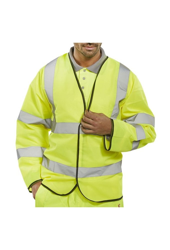 PKJENG Standard Hi Vis Long Sleeved Vests (Small To 4XL)
