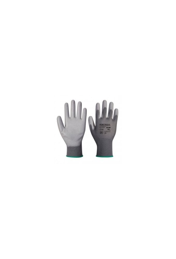A120 Portwest PU PALM Breathable Gloves (Size 5 to Size 12) 5 COLOURS