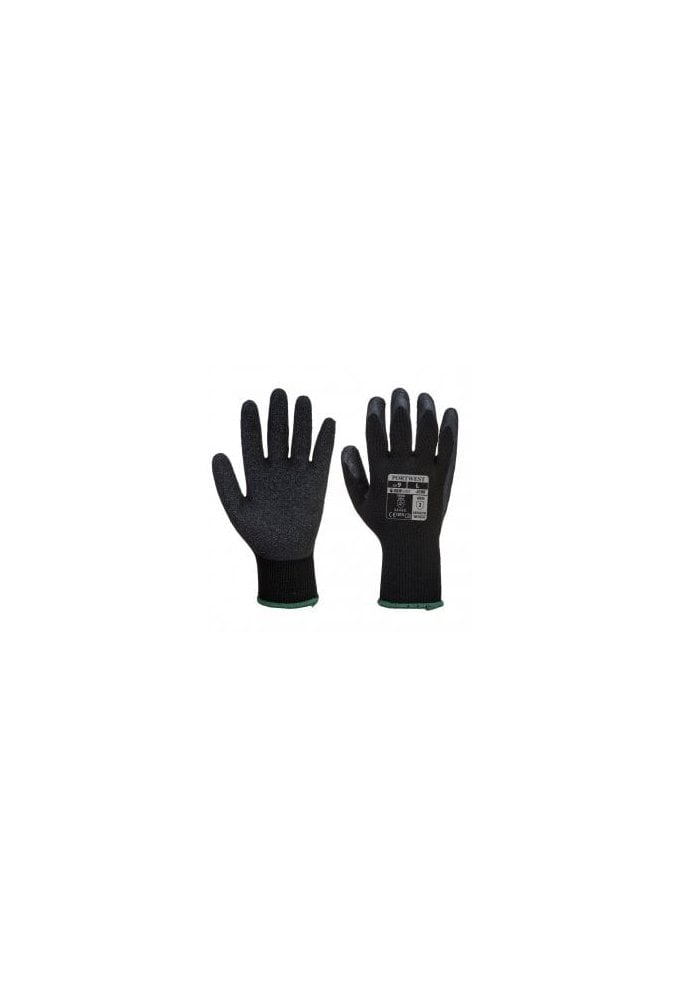 A100 Portwest Grip Glove Latex Palm (Size 7 to 11) 5 COLOURS