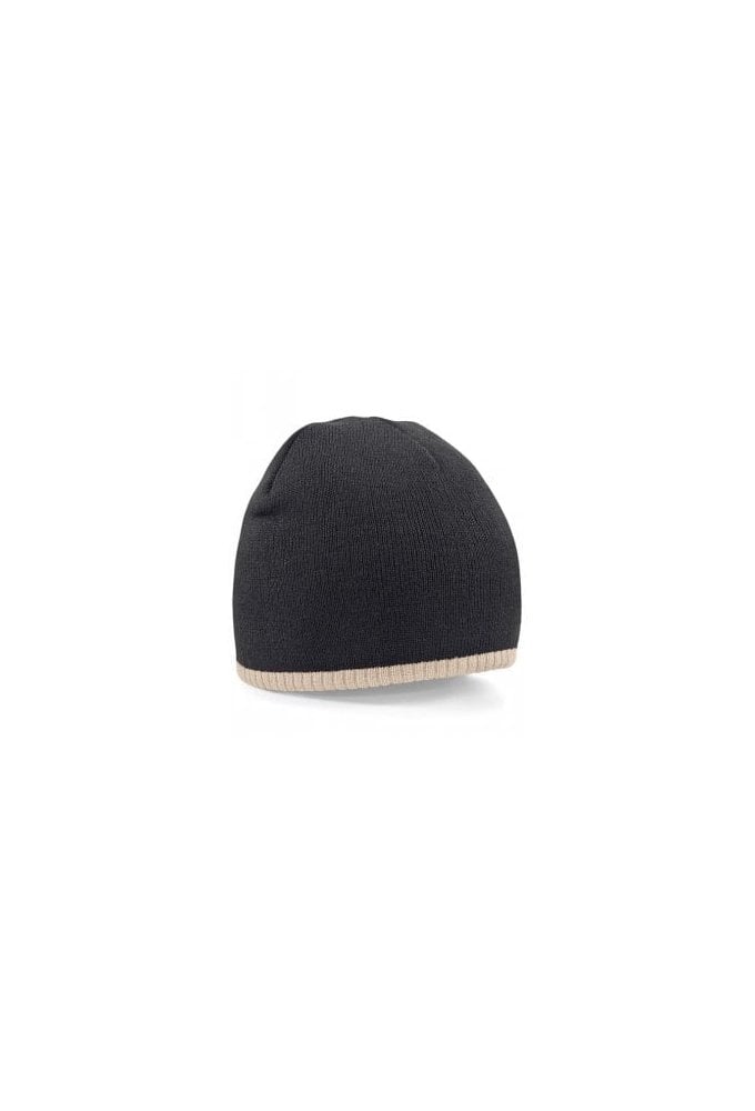 BC44C Two-Tone Knitted Beanie  3 COLOURS