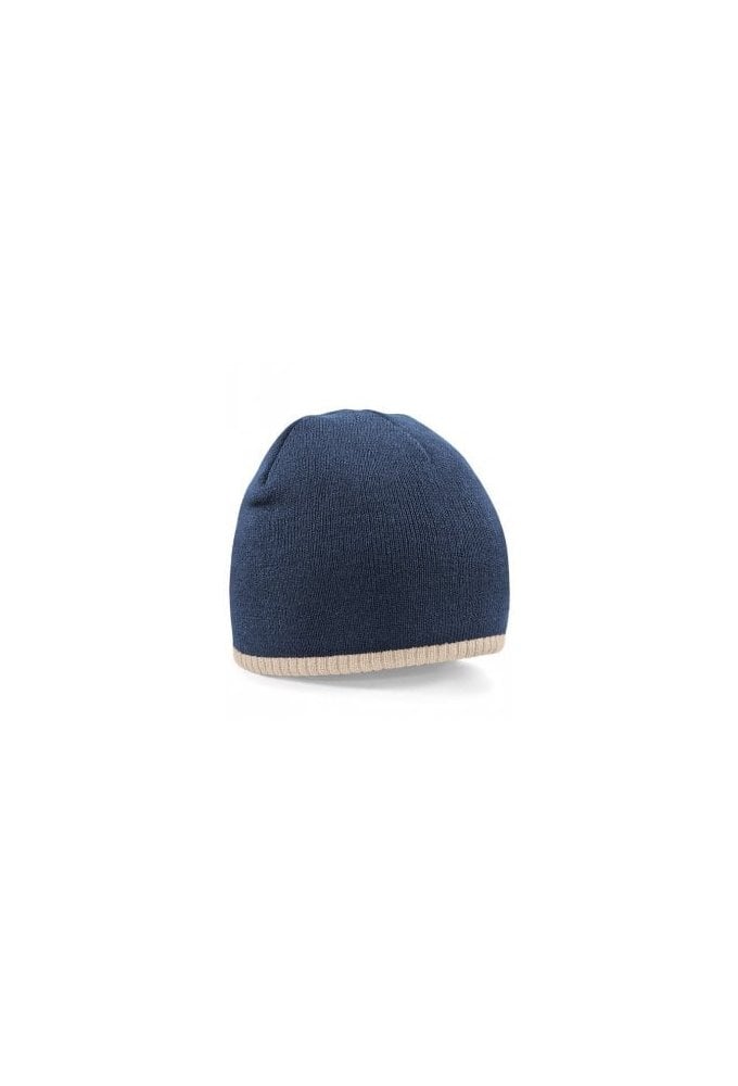 BC44C Two-Tone Knitted Beanie  3 COLOURS
