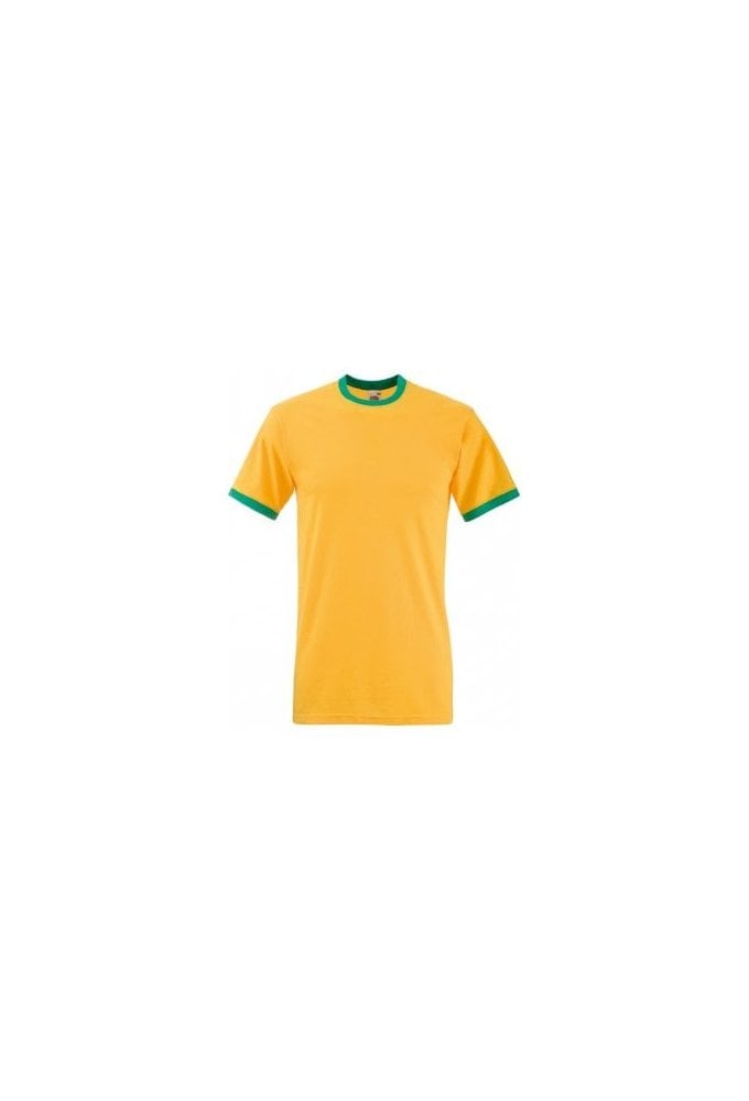 SS168 Ringer T-Shirt (Small To 2XL) 7 COLOURS