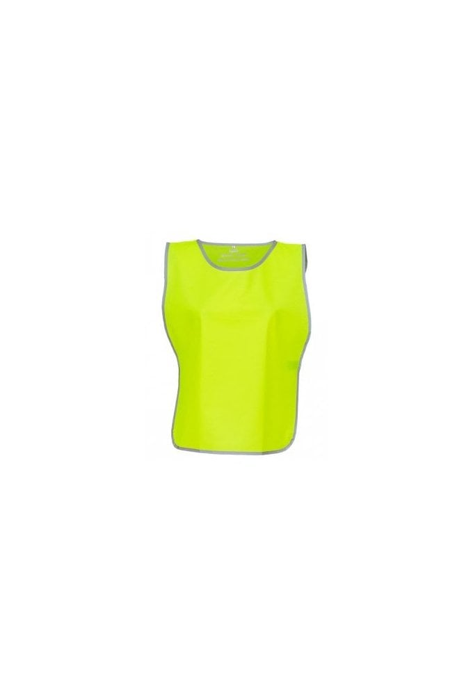YK009 Hi-vis reflective border tabard  (Child to 2XLarge / 3XLarge) 15 COLOURS