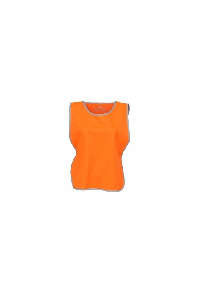 YK009 Hi-vis reflective border tabard  (Child to 2XLarge / 3XLarge) 15 COLOURS