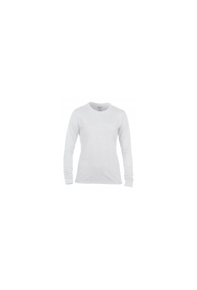 GD171 Womens Gildan Performance Long Sleeved T-shirt (Small To 2XL)