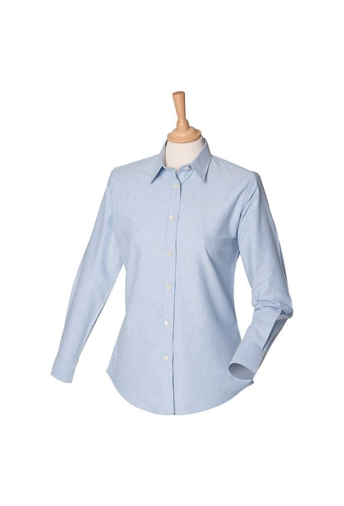 HB511 Womens Long Sleeved Classic Oxford Shirt  (XS To 4XL)  2 COLOURS