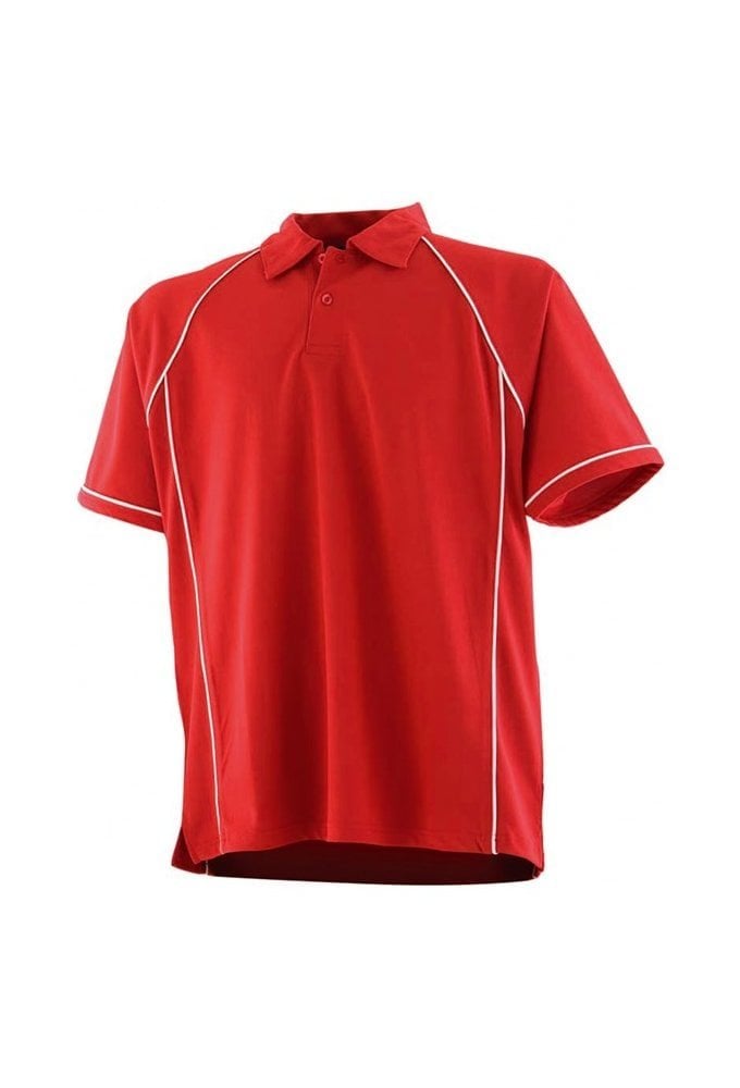 LV370 Piped Performance Polo  (XS to 3XLarge)  11 COLOURS