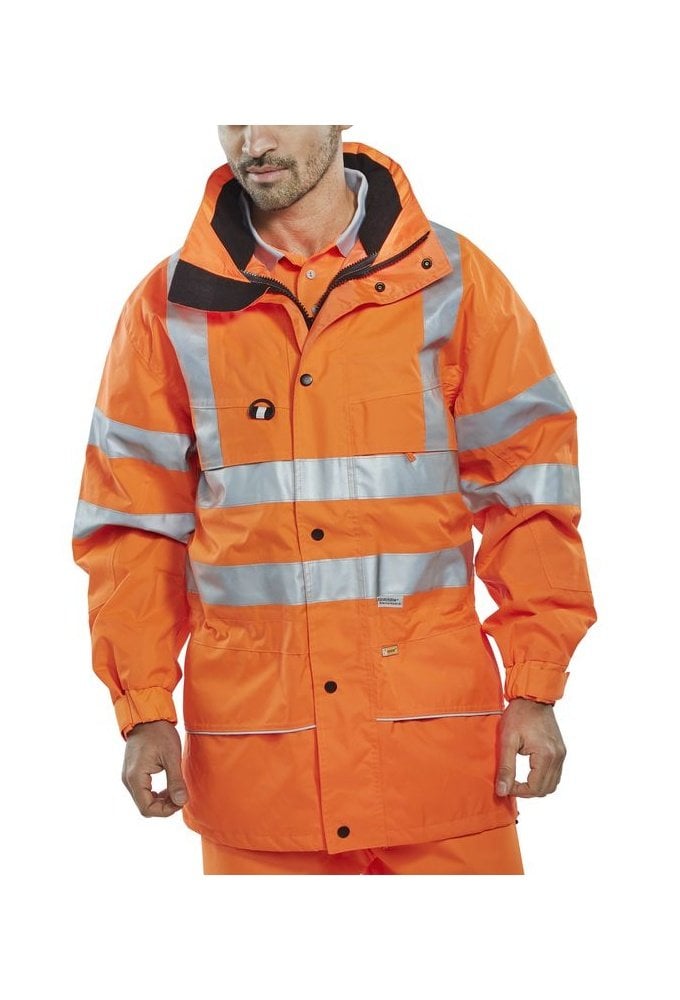CARO Beeswift  Carnoustie Breathable Jacket (Small To 5XL) 2 COLOURS RIS 3279 Orange Only