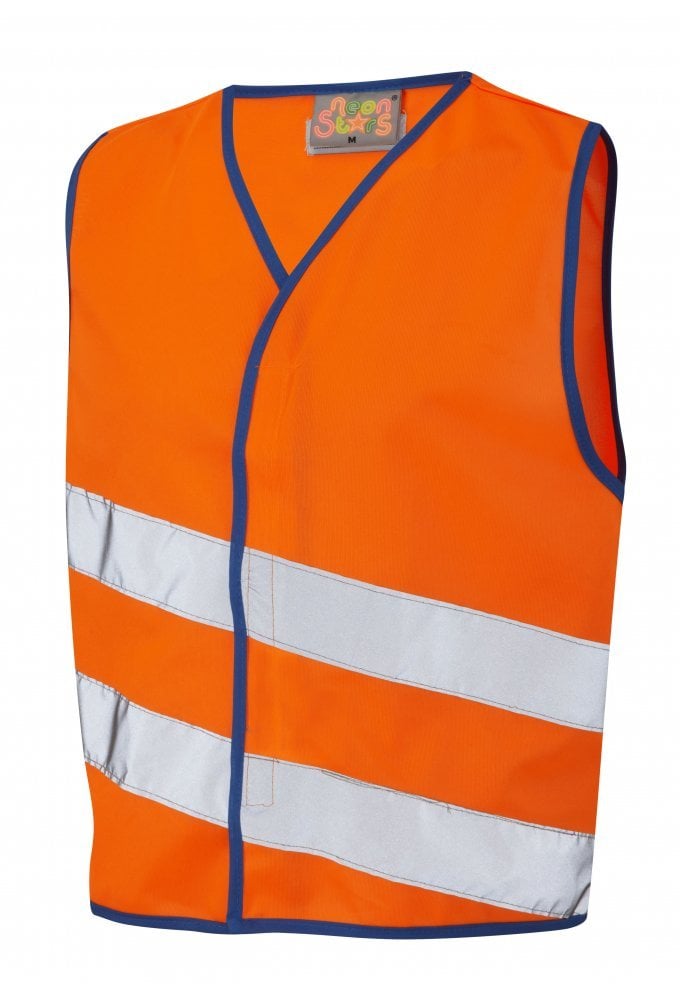 CW01-O NeonStars Childrens Orange Hi Vis Vest (3/4 To 9/11)