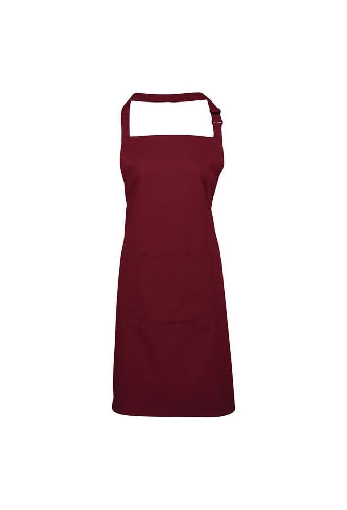 PR154 Bib Apron With Pockets (One Size)  21 Colours