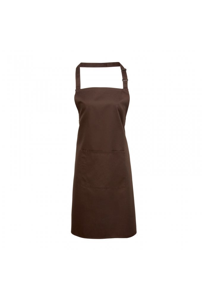 PR154 Bib Apron With Pockets (One Size)  21 Colours