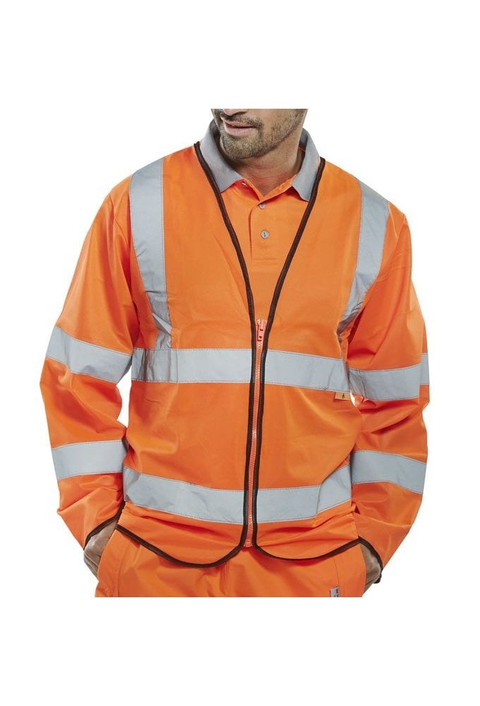 CFRPK Flame Retardent Hi Vis Long Sleeved Vests (Small to 5Xlarge) 2 COLOURS
