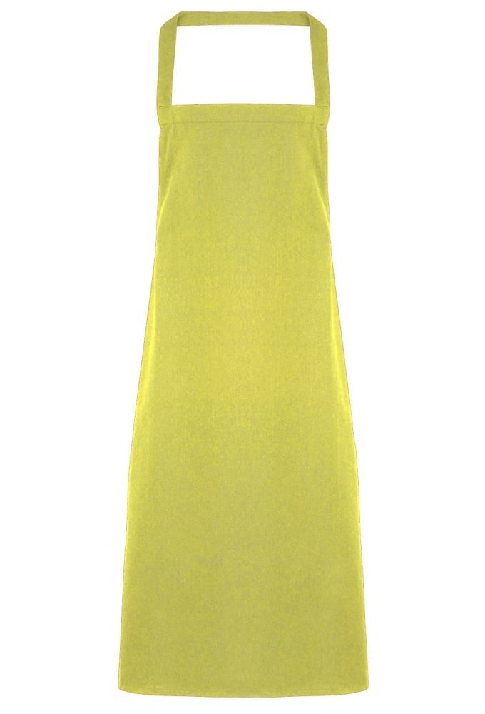 PR102 100% Cotton Organic Apron (No Pockets) ONE SIZE  11 Colours