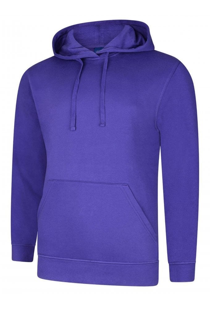 UC509 DELUXE HOODED SWEATSHIRT (XSMALL TO 5XLARGE) 25 COLOURS
