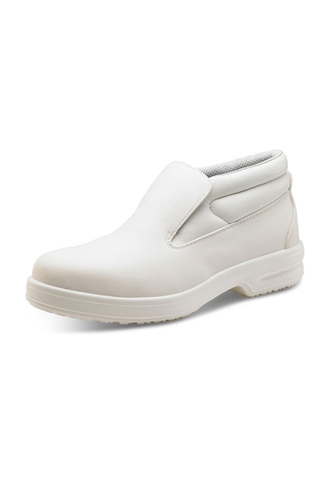 CF852 White Slip-On Chukka Boot