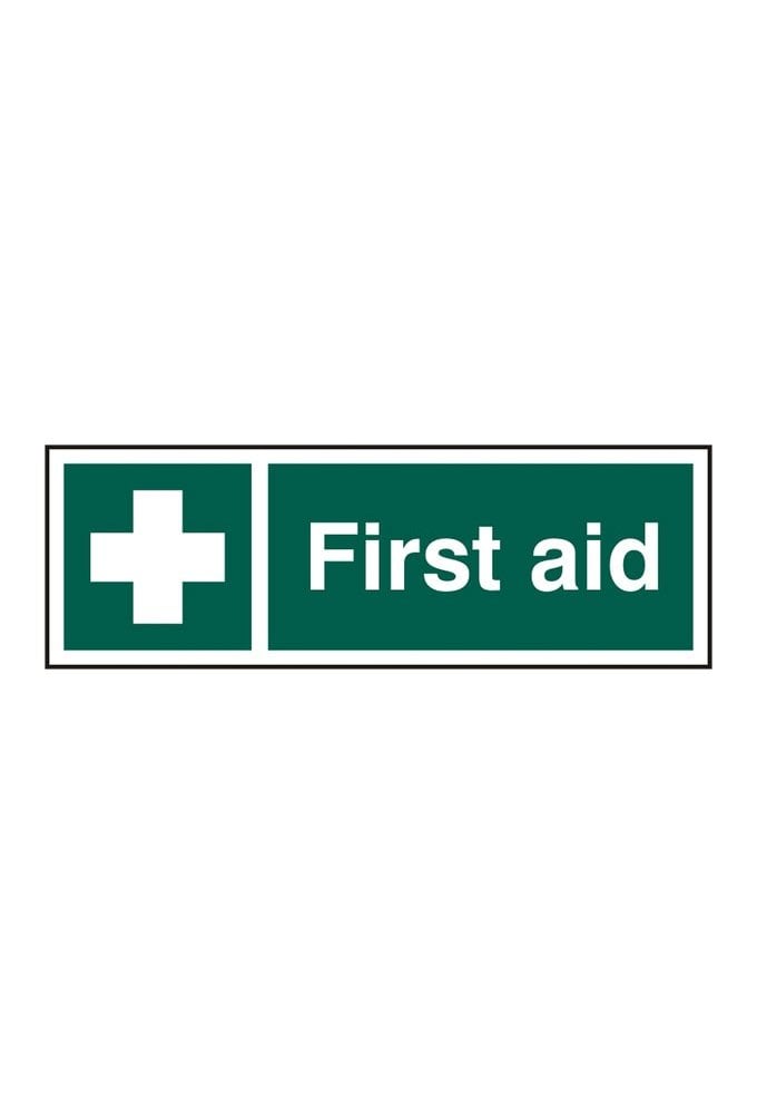 BSS12051 First Aid Sign PVC Version