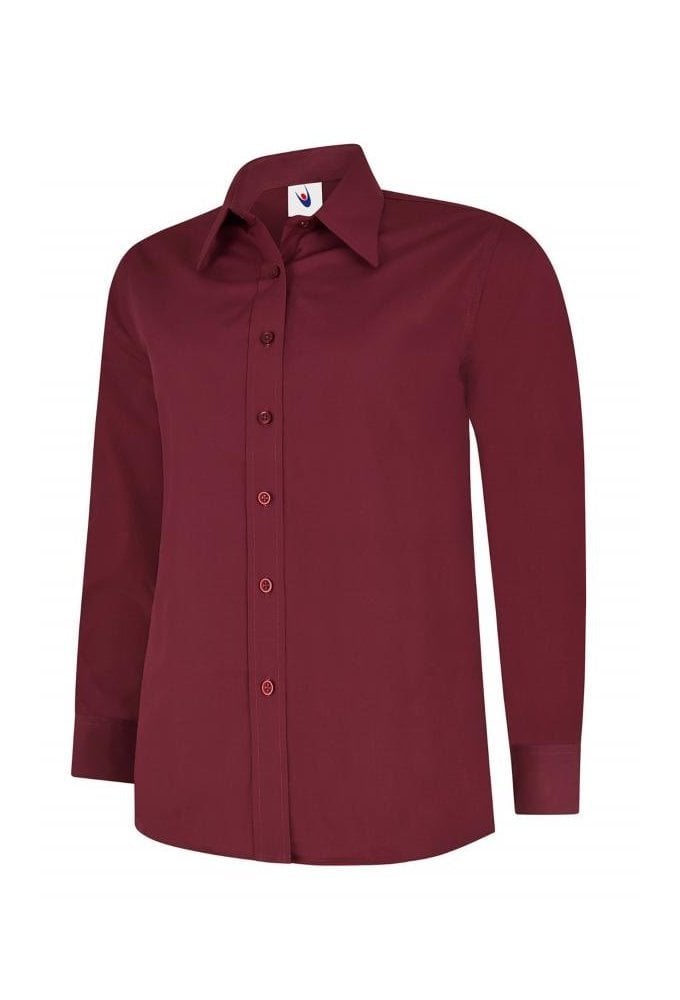 UC711 Ladies Poplin Full Sleeve Shirt (XS To 5XL)  9 COLOURS