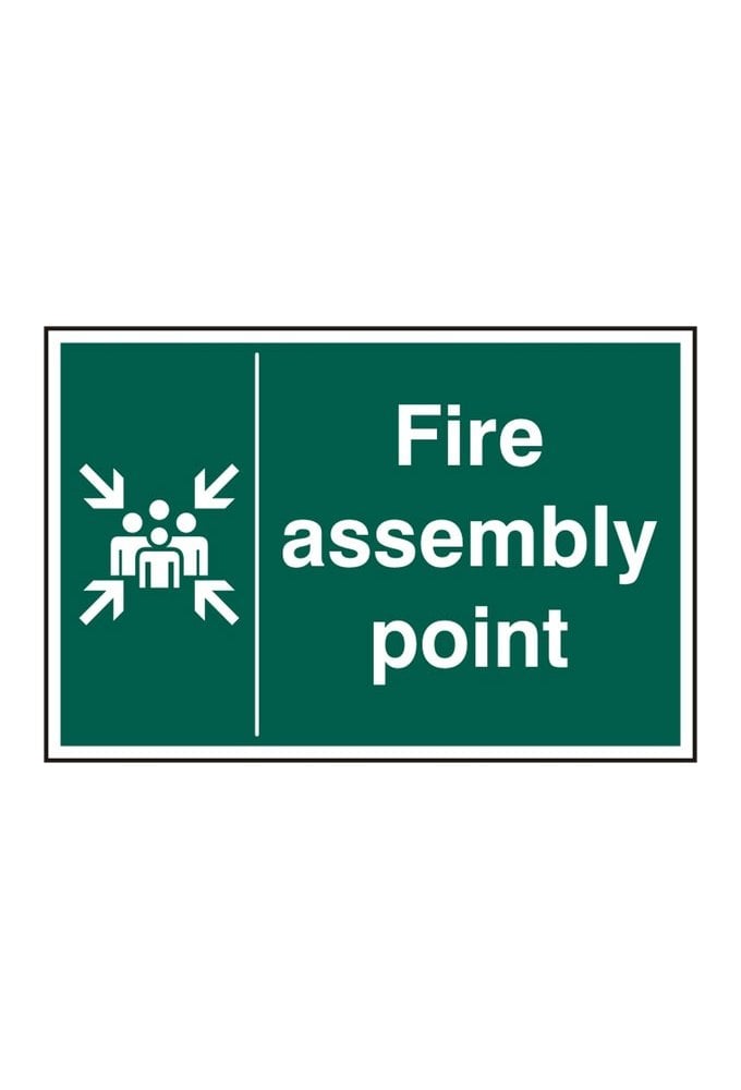 BSS12029 Fire Assembly Point Sign PVC Version
