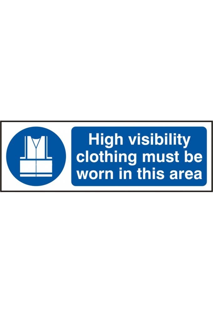 BSS11689 High Visibility Clothing Must Be Worn Sign PVC Version