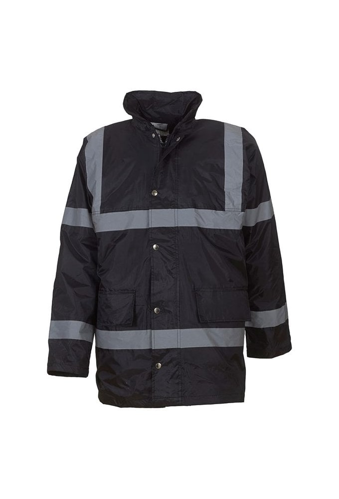 YK046 Hi-Vis Waterproof Security Jacket (Small To 3XL) 2 COLOURS