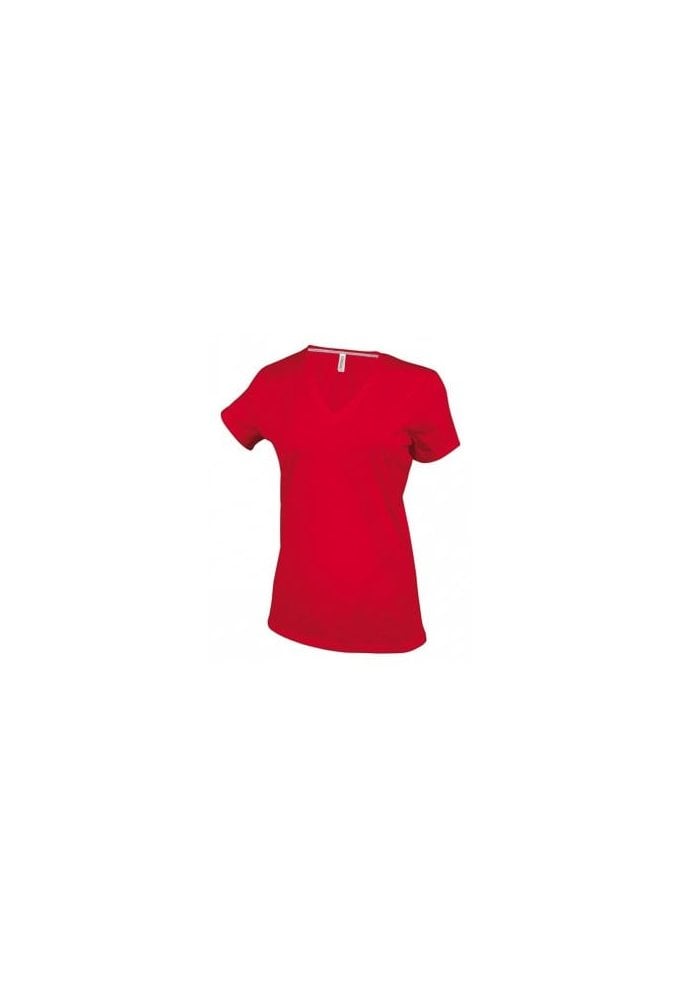 KB381 Women Short Sleeve V-Neck T-Shirt (Small To 3XL) 10 COLOURS