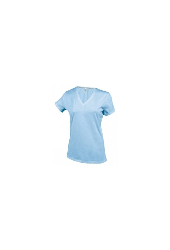 KB381 Women Short Sleeve V-Neck T-Shirt (Small To 3XL) 10 COLOURS