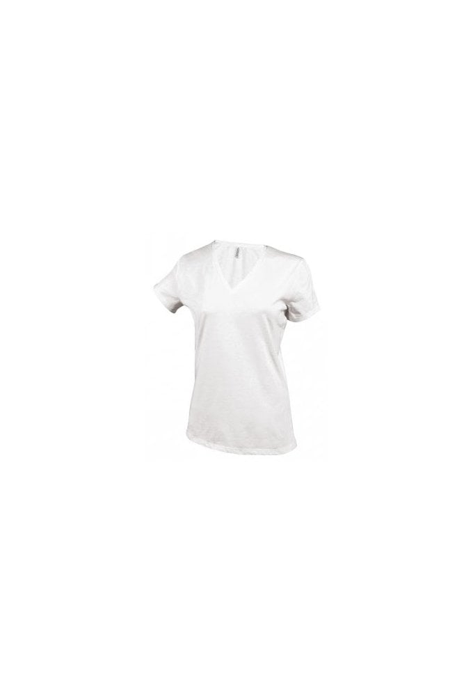 KB381 Women Short Sleeve V-Neck T-Shirt (Small To 3XL) 10 COLOURS